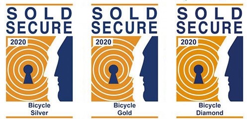 Sold secure bicycle lock rating logos
