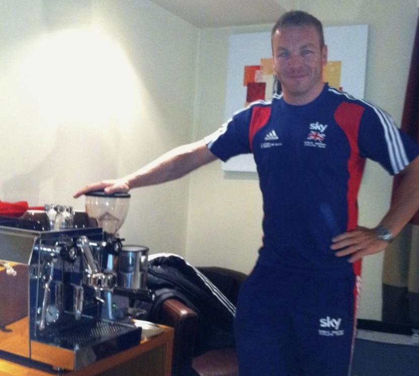 pedal cycling and coffee