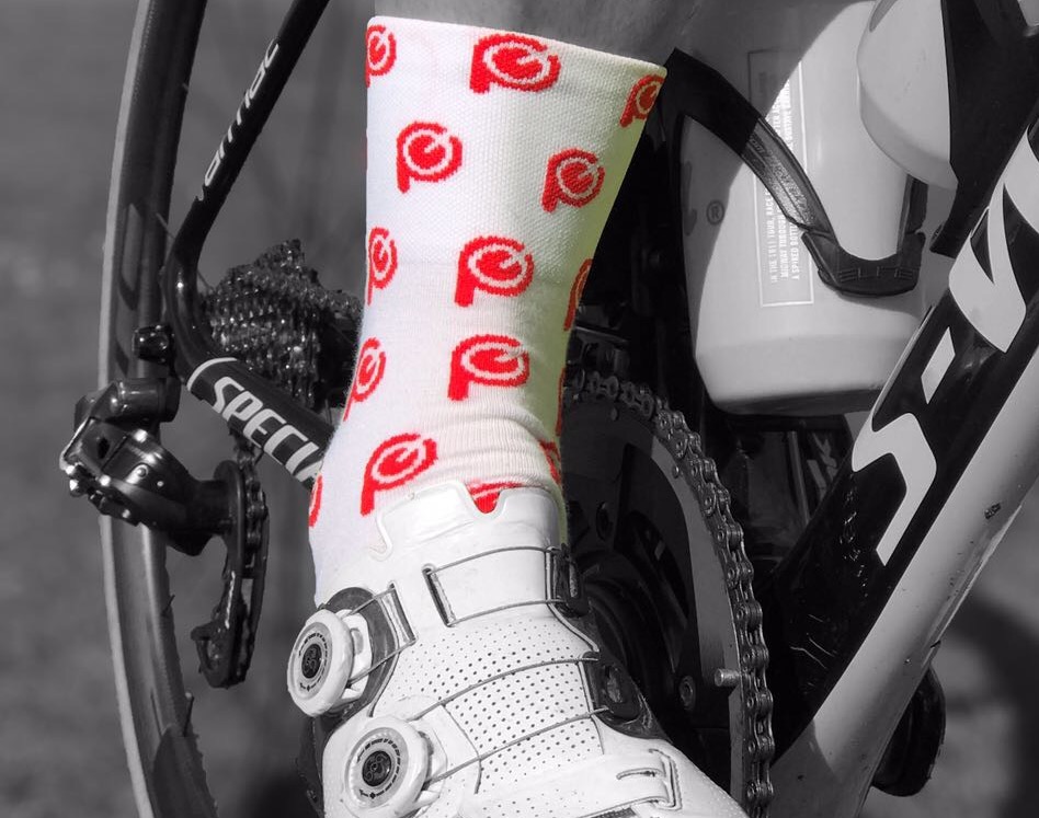 Sock with PedalCover logo