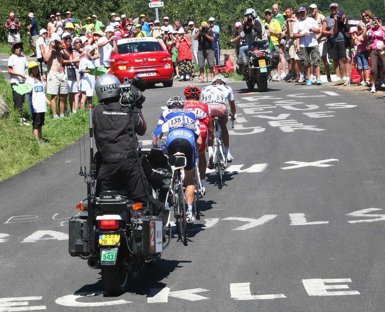 Riders at the Tour De France