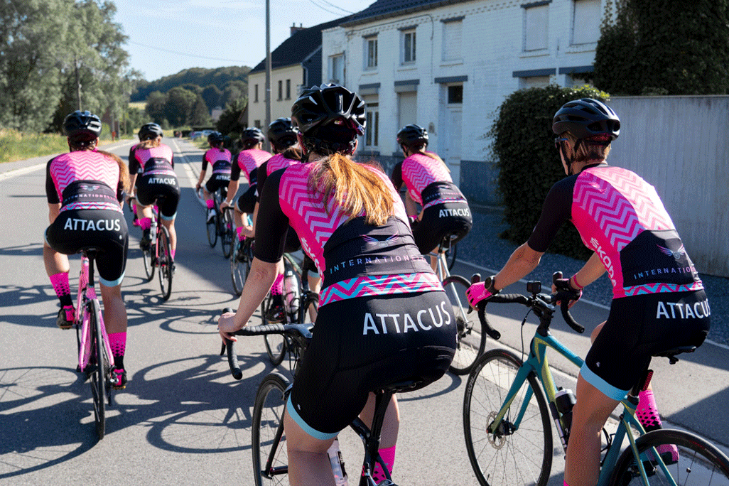 InternationElles unofficial female Tour de France cycle team cycling - credit Attacus Cycling Press Handout