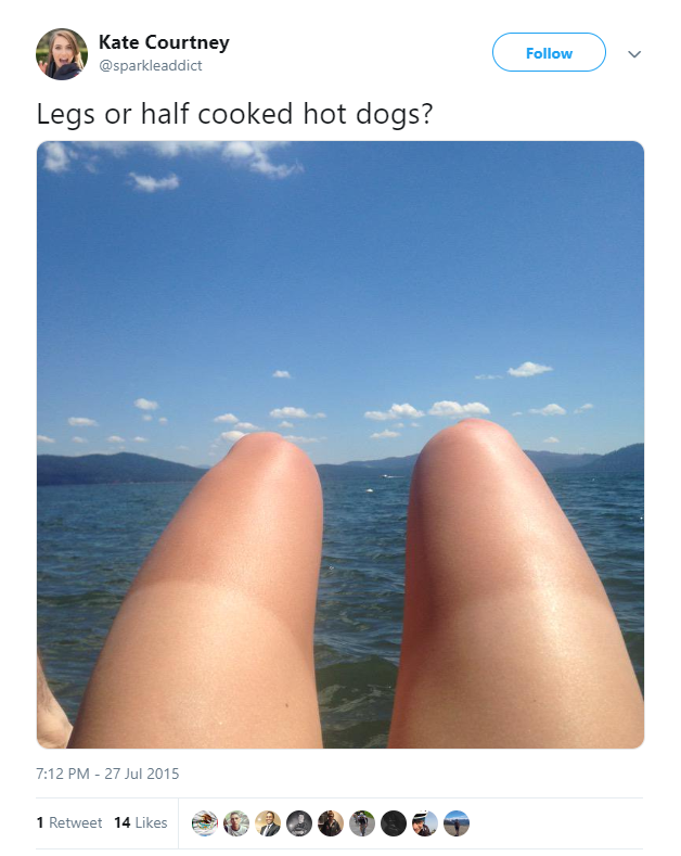 Legs or half cooked hot dogs?