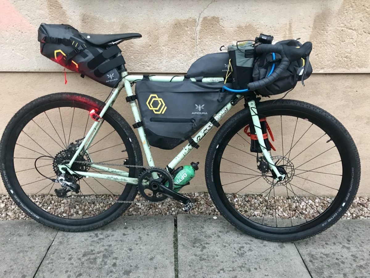 Long distance cheap bikepacking