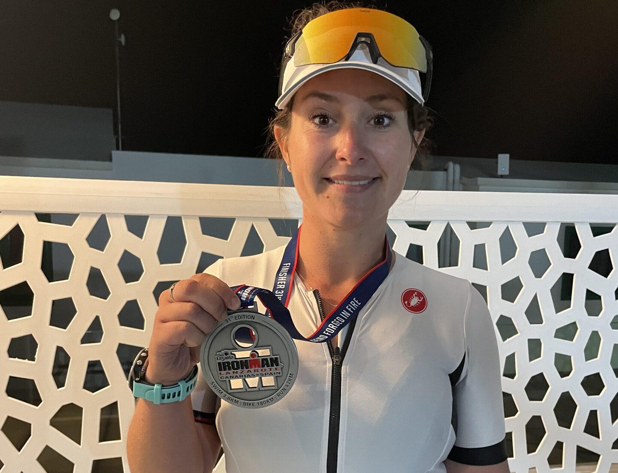 Alex Tennant at Ironman Lanzarote