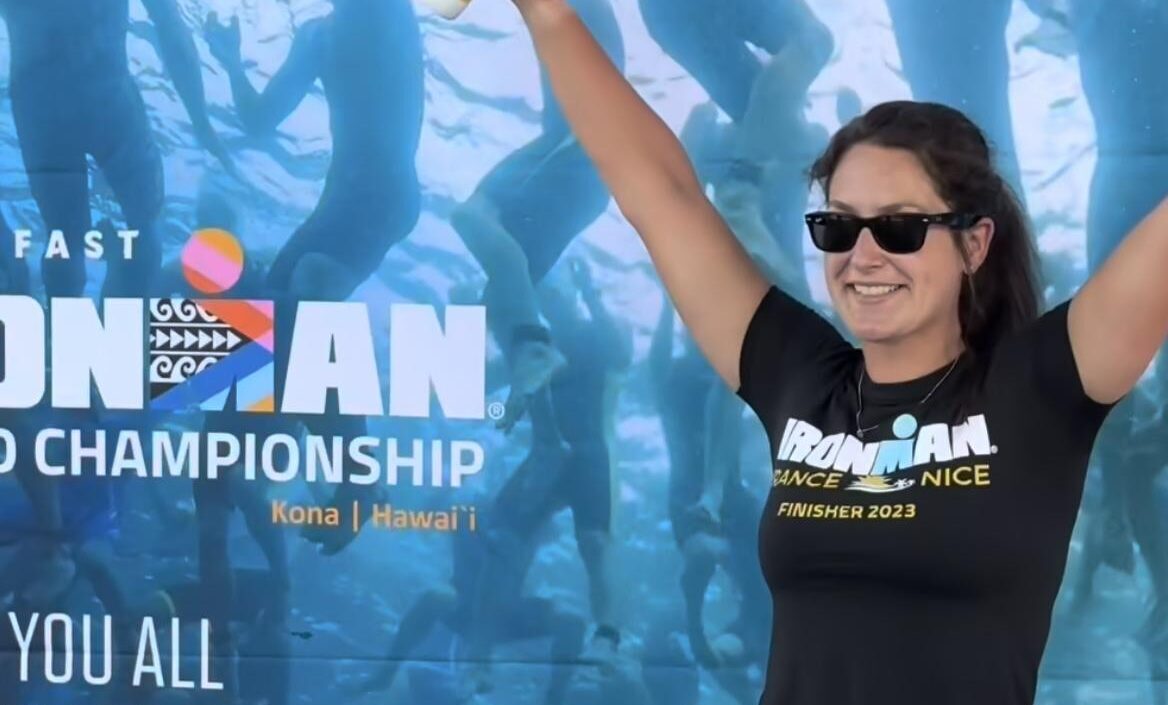 Alex Tennant at Ironman Nice