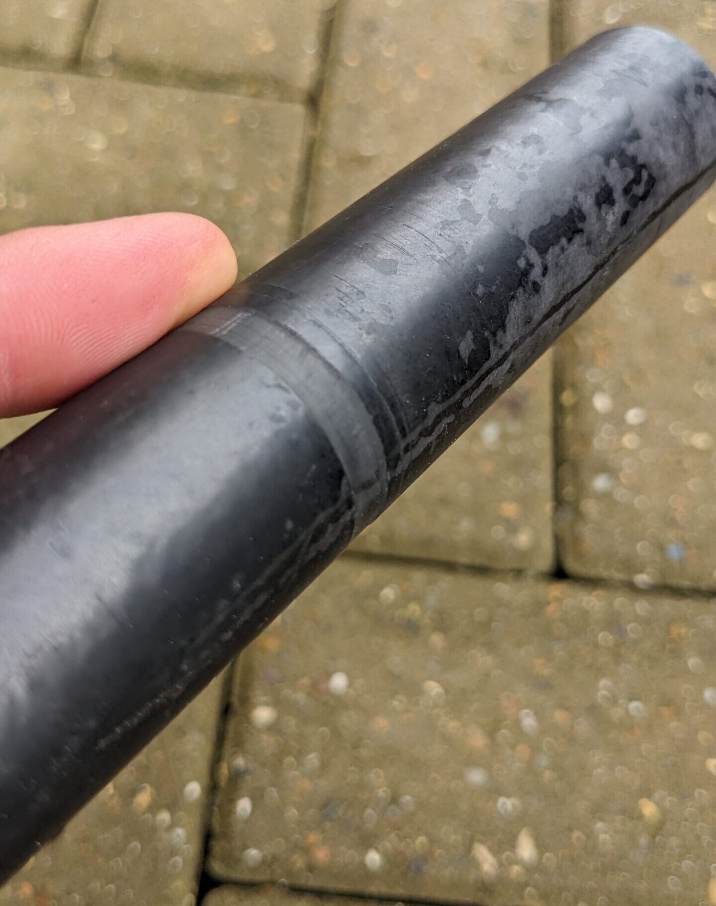 ring of death in a bicycle fork steerer tube