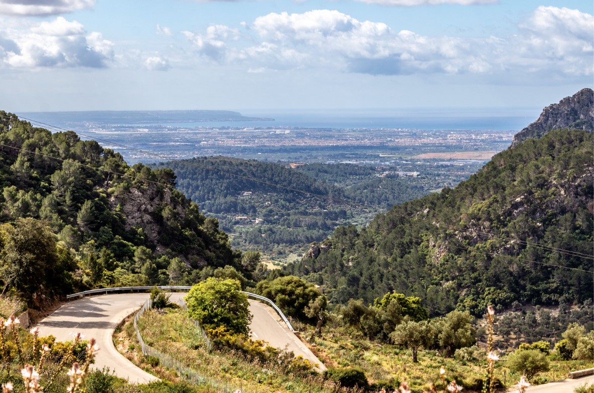 a scenic view of Soller, Mallorca